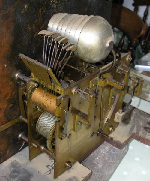 fig 2. 18th Cent 3 Train Musical Longcase Clock